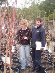 Chris and Rebecca from Seedling Victoria, Creswick Nursery.