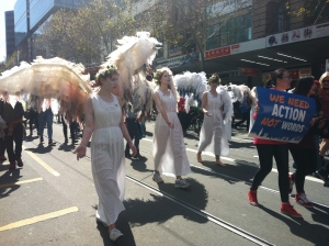 Climate Guardians at the Melbourne March.